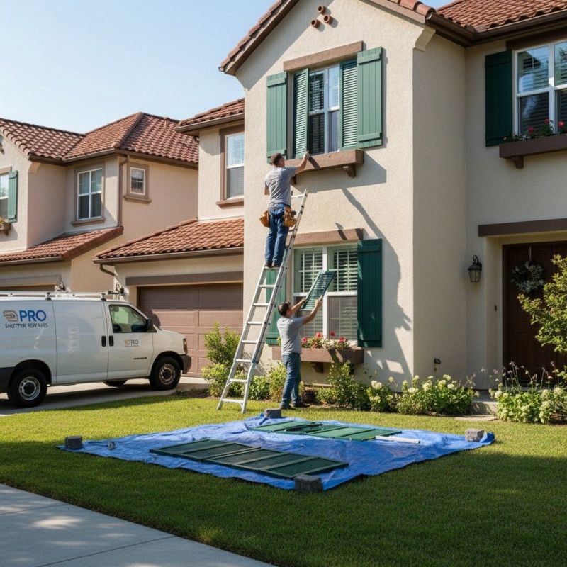 Local Window Shutter Installation pros at work