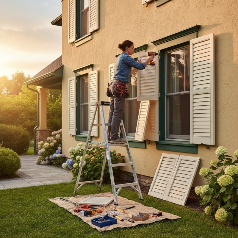 Window Shutter Installation
